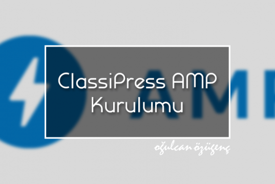 ClassiPress AMP Kurulumu